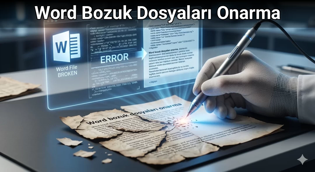 Word Bozuk Dosyaları Onarma